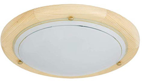 Wand- und Deckenleuchte Ufo natur/ opal E27 2x MAX 60W