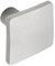 ESTAMP Möbelknopf Lugus 32x32mm - Knauf für Schrank quadratisch - Möbelknauf, Zinkdruckguss alufarbig
