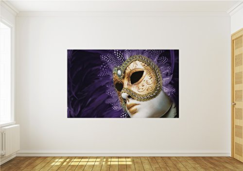 Vlies Fototapete Tapete Vliestapete ForWall Venedig Maske AF408VE XL (208cm x 146cm) Photo Wallpaper Mural