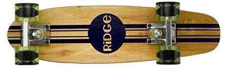 Ridge Retro Skateboard Mini Cruiser, klar grün, 22 Zoll, WPB-22