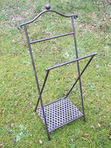 Deko-Impresion Praktischer Stand - Handtuchhalter, Handtuchstange, Eisen, Landhaus