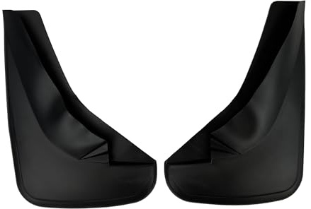 Sakura Car Mud Flaps SS5283 - One Pair Black Universal Fit - Includes Fittings - Protects Paintwork and Wheel Arches