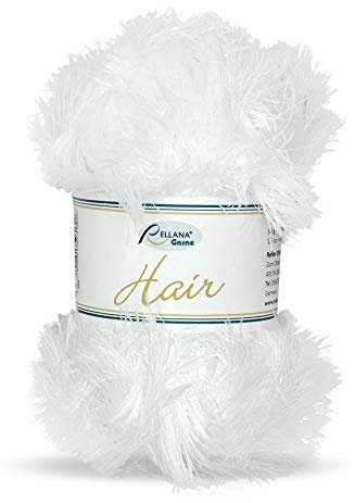 Rellana Hair, Fransengarn, 50 g Knäuel, versch. Farben (weiß)