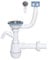 Single Kitchen Sink Bottle Drain Waste Trap 115mm Wash Machine Dish Washer Input
