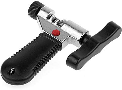 LUPO Bike Chain Tool Splitter Breaker, Universal for 7 8 9 10 11 Speed Chains, Link Repair Removal with Backup Stainless Steel Pin, Bicycle Chain Splitter Rivet Remover for Road Mountain Bike