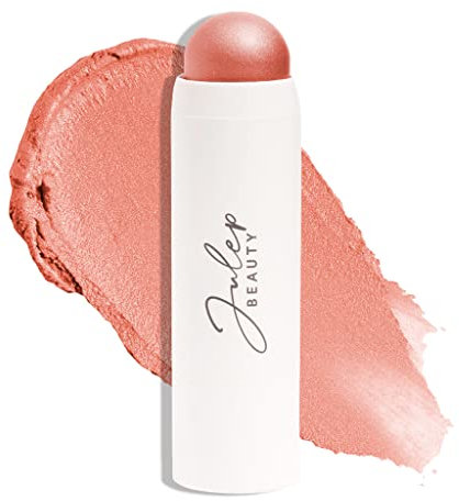 Julep Skip The Brush Cream to Powder Blush Stick - Rose Gold - Blendable and Buildable Color - 2-in-1 Blush and Lip Makeup Stick