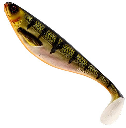 Westin Shad Teez Gummifische, Farbe:Bling Perch, Länge/Gewicht/Packungsinhalt:19cm / 56g / 1 Stück