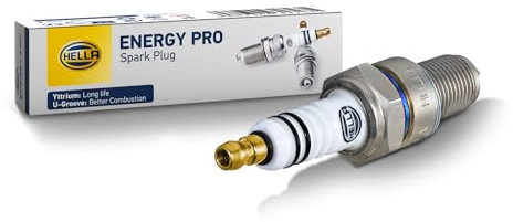 HELLA 8EH 188 704-021 Zündkerze - Energy Pro YH8RCP-8U - SW: 21 - Gewindelänge: 19mm - E.A.: 0.8mm
