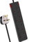 ExtraStar 4 Way Extension Lead 5M in Black, 13A Fused Power Strips 3120W UK Plug with Indicator Light, Wall Mounted Mains Extension Cord with Multi Sockets for Home,Office,Dorm