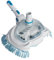 EDG by AQUALUX INTERNATIONAL Balai Ovale Aspirant avec Prefiltre Intégré pour Piscine - Brosses Laterales - Poignée Orientable 3 Positions 0° 45° 90°