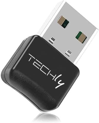 Techly Adattatore USB Bluetooth 5.0 Dongle Classe 1.5 + EDR