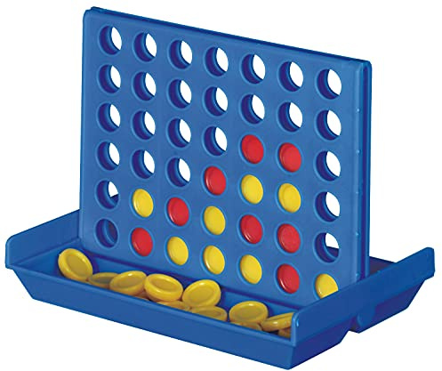 TOPICO Reisespiel 4 IN A LINE, blau/gelb/rot 56-0505039