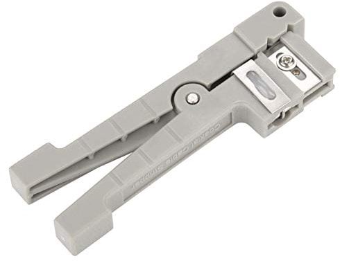 Fiber Optic Jacket Strippers, Cable Cutter Crimper 45-163 45-162 Coaxial Cable Stripping Cutter Stripping Tool Wire Stripper Coaxial Stripper for Fiber Optic Buffer Tubes(45-162)