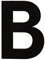 HASWARE Numero civico 7,5 cm, lettere autoadesive per appartamento, numeri per porta, indirizzo stradale, decorazione alla moda, acrilico (B, nero)