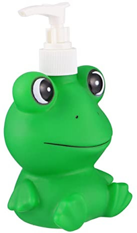 Angoily Kids Cartoon Shampoo Spender Multifunktionale Emulsion Flasche Im Niedlichen Froschdesign Für Junge Mädchen Leicht Nachfüllbar Reinigen Mit Praktischer Druckpumpe