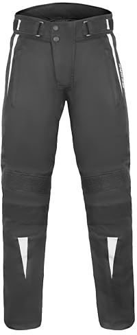 Buchii Strike Motorbike Trousers Mens Motorcycle Trousers Windproof Textile Biker Pants Armoured Cordura Protective Waterproof