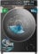 Cecotec Lavadora 10Kg Carga Frontal Bolero DressCode 10980 Direct Drive Steel A. 1400RPM, Motor Direct Drive, Bajo Consumo, Pantalla FullColor, Acabados Imitación Cuero, Puerta XXL y Vapor
