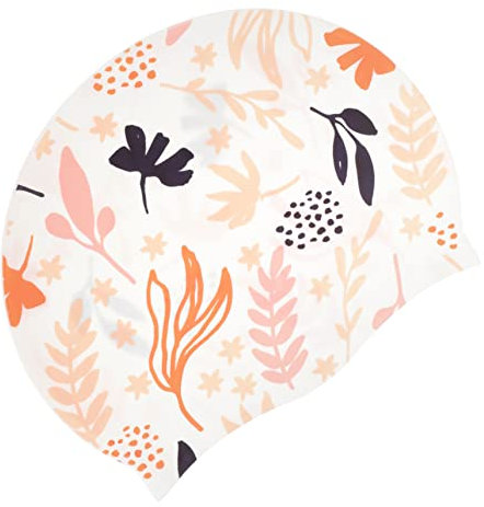 Garneck Bonnet De Bain Bonnets De Bain Piscine Bonnets De Bain Drôles Bonnets De Bain pour Grands Bonnets De Bain Bonnets De Bain Extensibles Gel De Silice Languette Chapeau Aux Femmes