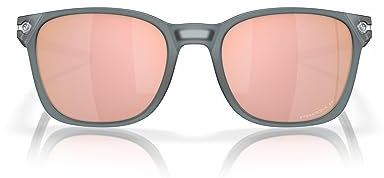 Oakley Occhiali da sole Uomo - 0OO9018, Montatura nera/lente rosa, 55 mm