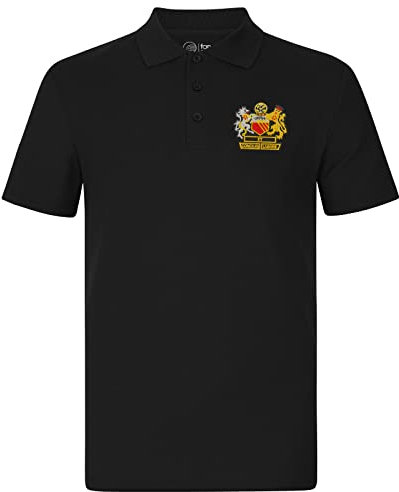 fan originals United Manchester Crest Polo Shirt Black Large