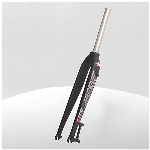 26/27.5/29 Forcella Rigida MTB 1-1/8 Senza Filettatura Dritta Forcella Per Mountain Bike Freno A Disco Sgancio Rapido Forcella Lega Di Alluminio Forcella Rigida QR 100mm ( Color : Gray , Size : 26''