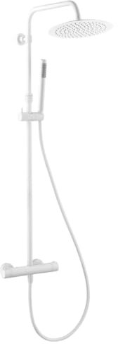Essebagno Luisa II colonne de douche thermostatique blanche