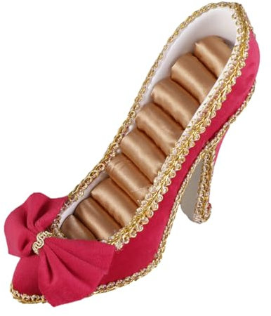 TOPPERFUN Schuhstaplerhalter Aus Strapazierfähigem Material Stilvoller Schmuckständer Für Ohrringe Und Ringe Kreatives Design in Form Von Stöckelschuhen Einfach Zu Bedienen Und Viel