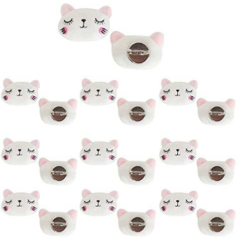 Brosche Pins für Frauen, Cartoon Plüsch für Puppe Niedlicher Löwe für Katze Giraffe Brosche Zubehör Hut Kleidung Socken Kopfschmuck Zubehör Plüsch Brosche