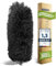 BAMBUA Feather Duster Extendable [Special Microfiber] Effective Long Handled Duster - Bamboo Handle - Premium Telescopic Dusters for Cleaning - Cobweb Brush (1x Replacement Head)