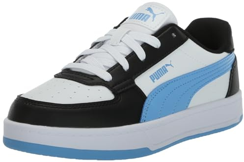 PUMA - Juniors Caven 2.0 Shoes, Color Black/Team Light Blue/White, Size: 3 UK