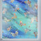 LEMON CLOUD Fensterfolie Fenster Sichtschutzfolien, Anti UV Selbstklebende Milchglasfolie Statische Folie ohne Klebstoff, Dekorfolie für Haus Blumenhäuser Geschäfte，Schmetterling - 60x90cm