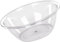 Tixiyu Lavabo Transparent en Pet épaissi, Durable, Multifonction, lavabo Rond, pour la Maison, la Cuisine, la Salle de Bain (M)