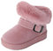 MK MATT KEELY Stivali Neve Bambina Scarpe Stivaletti Invernali Ragazze con Suola Antiscivolo in Gomma e Fodera Calda,Rosa,EU 32(CN34)
