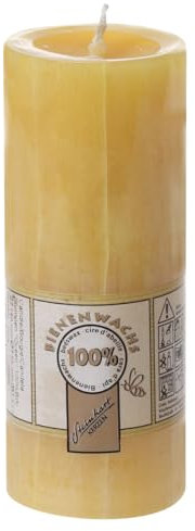 Stumpenkerzen Queen 100% Bienenwachs 140 x Ø 55 mm Honigduft