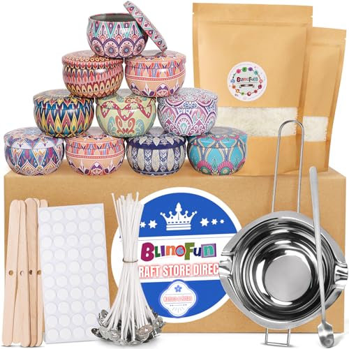 Kerzenherstellungs-Set Sojawachs-Anfängerset mit natürlichem Sojawachs, DIY-Kerzenzubehör, einschließlich Wachs, Docht, Aufkleber, Kerzenglas, Duftkerzenset für Erwachsene