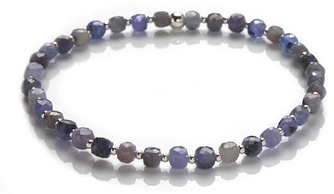 Generisch Armband - Edelstein-Armband - Würfel facettiert 4mm - Perlenarmband