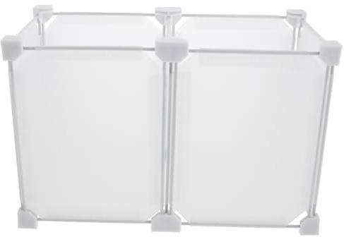 Mipcase Freezer Storage Divider Basket, Plastic Organiser for Chest Freezers, White, Easy Installation, Separation and Categorisation, for Storage Areas