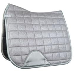 HKM Glitter Mesh Style Schabracke, Hellgrau, Vielseitigkeit