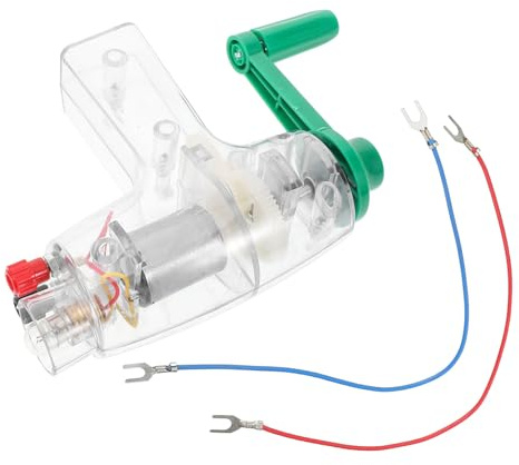 Gogogmee DIY Hand Generator Kit für Physik Experimentierkasten mit Handkurbel Elektrobaukasten Feinmotorik Koordination und Naturwissenschaftlichem Verständnis für Schule und Zuhause