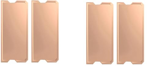Youbones 4X DDR4 DDR5 Speicherkühlung Kühlkörper Kühler Laptop Speicherkühlkörper Speicherkühlweste Speicherkühler