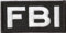 FBI Counterstrike Gamer Patch Go global Offensive Counter Terrorist Unit USA Zocker Aufnäher mit Stickerei zum aufnähen, Computerspiel Applikation für Mousepad/Tasche/Jacke, 110x55mm