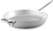 Pentole Agnelli Professional Aluminium 3 Mm. Straight Frying Pan Thick with Tubular Steel Handle, Diameter 60 Cm. Padella per Friggere, aluminio, Acero, Argento
