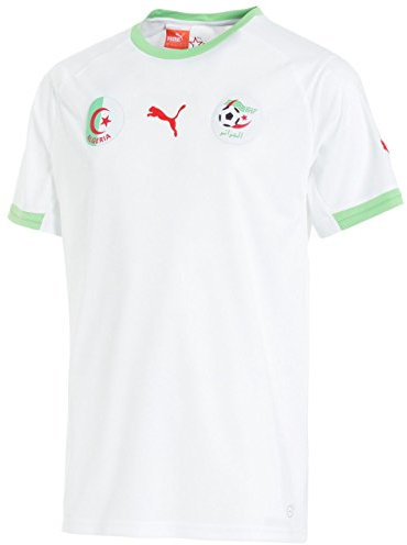 Puma Maillot domicile Algérie Replica Homme White Flash FR : 52/54 (Taille Fabricant : L)