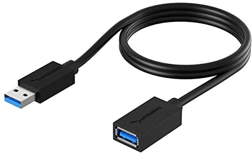 SABRENT USB Extension Cable 90cm, USB A 3.0 Male to Female, Data Sync USB Extender Cord 5Gbps High Speed for Charging Cable, USB Stick, Printer, PS4/5, USB Hub, External Hard Drive, etc (CB-3030)