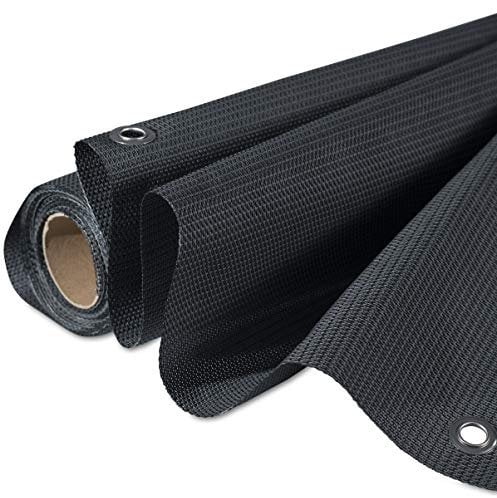 Windhager Écran Brise-Vue AERIS, Cache-Balcon, Habillage de Balcon, Pare-Vue pour Jardin et Balcon, 0,9 x 5 m, Gris, 06800