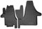OMAC Gummimatten Fußmatten kompatibel mit VW Transporter T5 2003-2015 TPE Matten Schwarz 2X