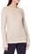 TOM TAILOR Damen Basic Strickpullover aus Bio-Baumwolle, 24192 - Dusty Alabaster Melange, XS