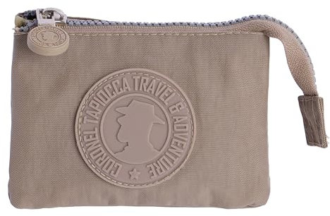 Coronel Tapiocca Damen Geldbörse Wallet Portemonnaie Brieftasche Geldbeutel Münzfach Kartenetui Albina Beige, 14,5x9,5x5
