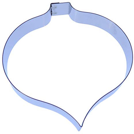 Christmas Bauble Cookie Cutter - Stainless Steel Cutter - Christmas - 80mm