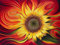 OWN4B Kreuzstich-Set, geprägt, schönes Sonnenblumen-Druckmuster, 11 CT, 36,1 x 46 cm, DIY-Stickset (Sonnenblume)